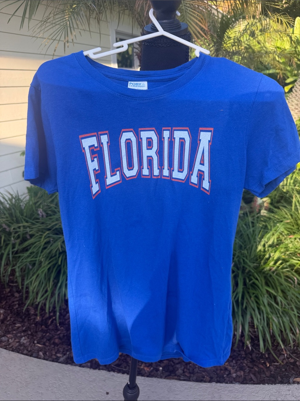 Port and Company Royal Blue "FLORIDA" Graphic Tee🧡💙🐊